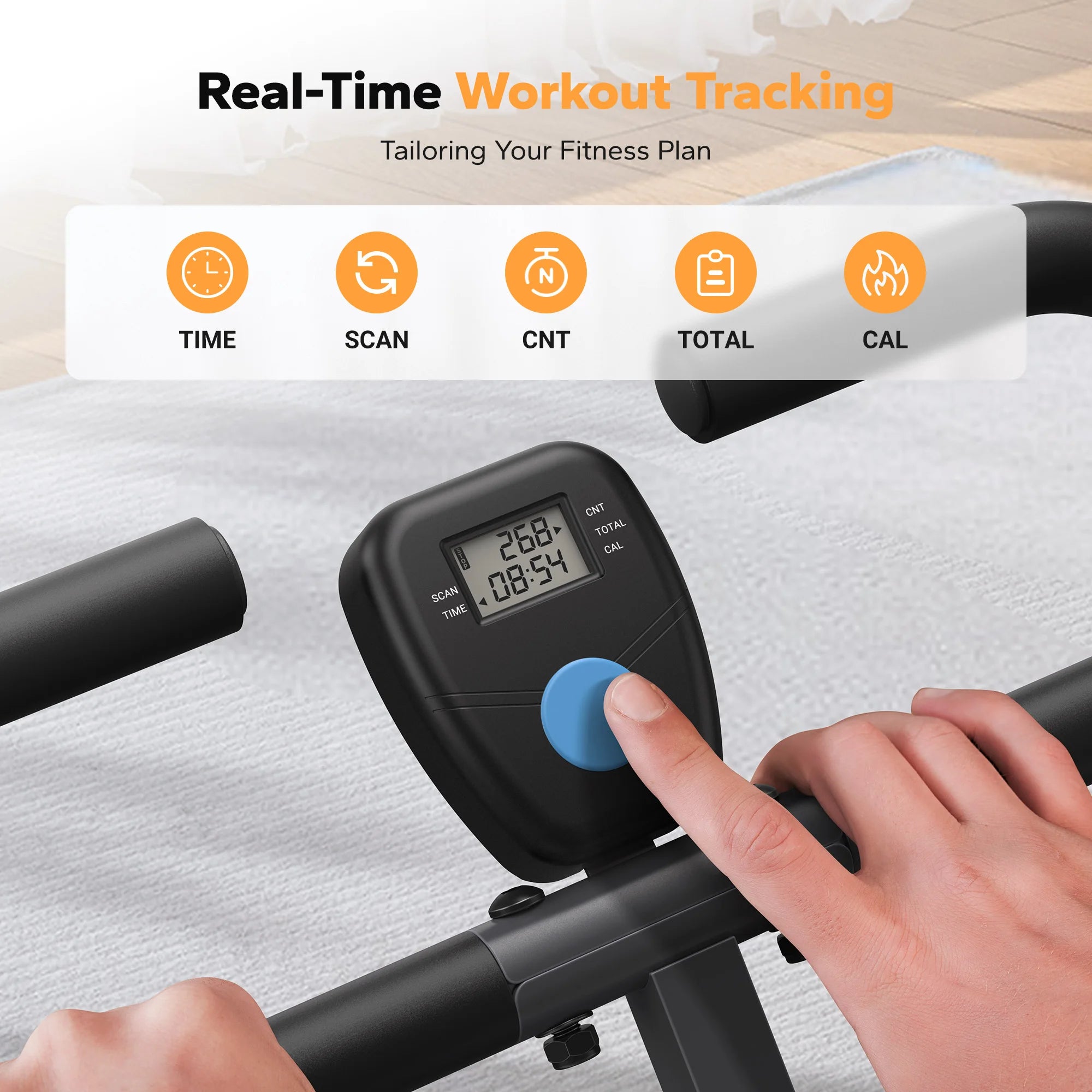 MERACH R07 Squat Machine, 2in1 Squat Rowing Machine, Easy Setup, Foldable Exercise Equipment, Glute Trainer
