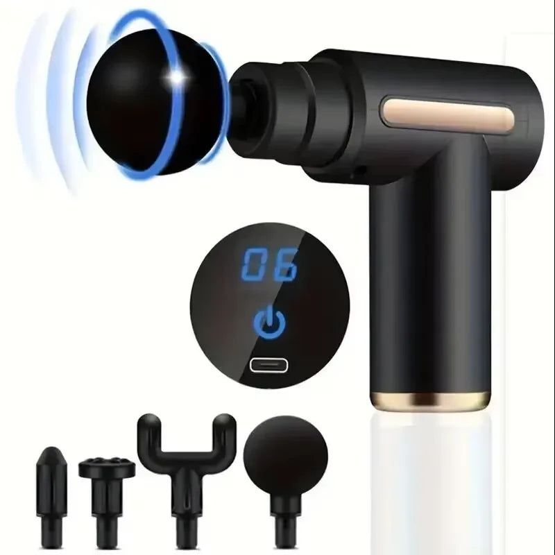 Fascial Machine Muscle Relaxation USB Mini Massage Gun, Vibration Gun, Massage Fitness Equipment, and Neck Grasping