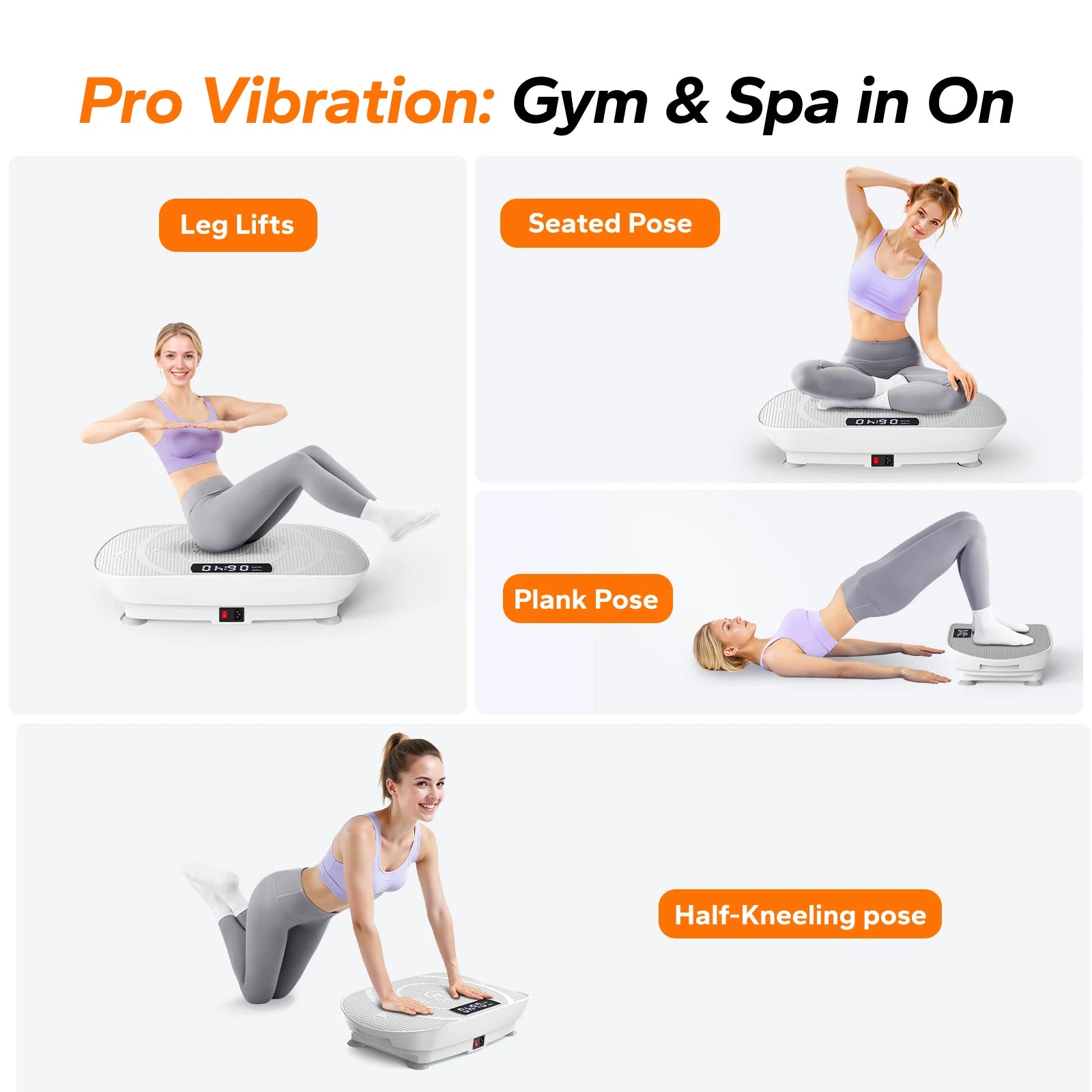 MERACH Vibration Plate, CV30 Exercise Machine, Whole Body Workout, Power, Vibrate Fitness Platform, Vibration Weight Loss and Shaping