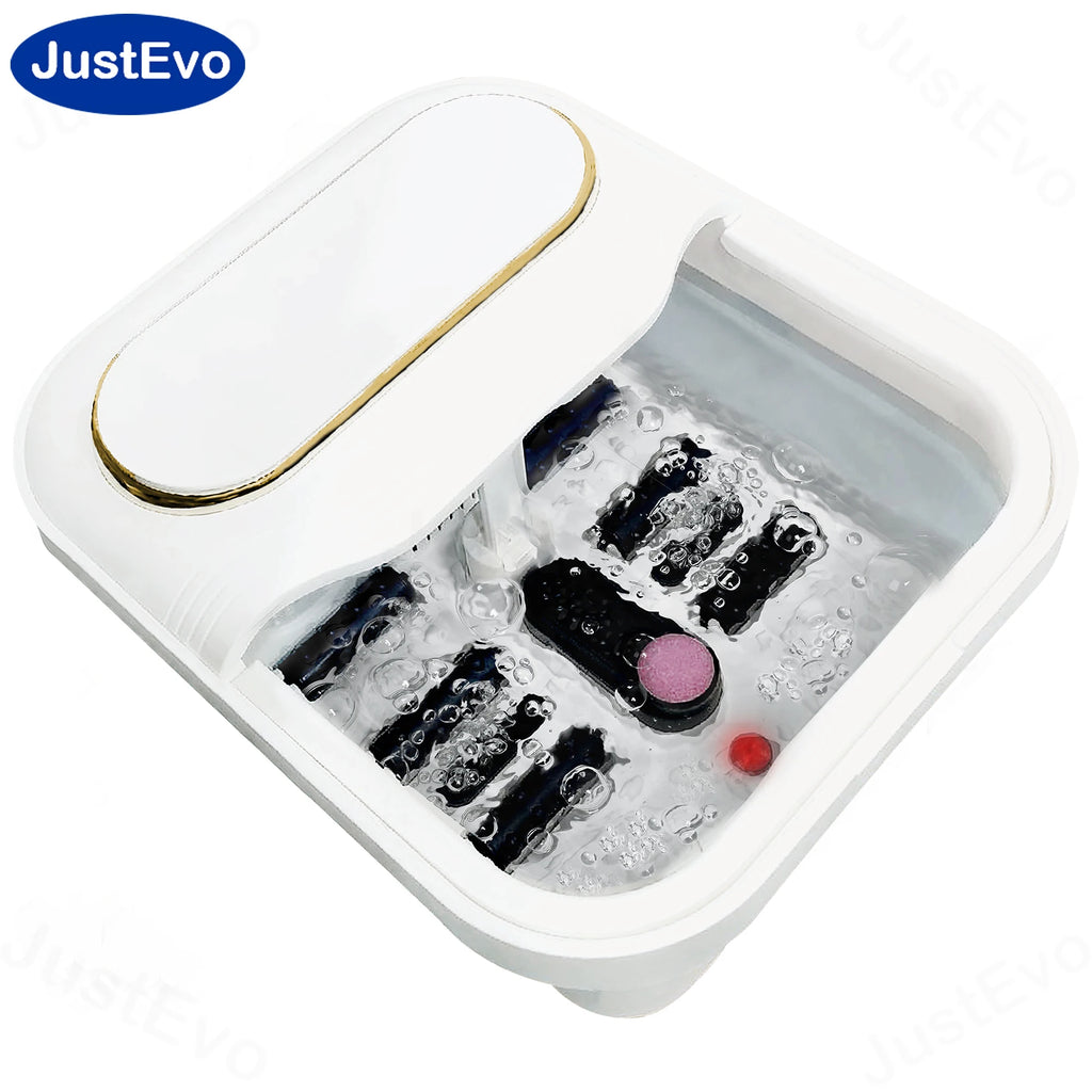 Foot bath bucket, foldable and portable foot soak tub for pain relief and relaxation