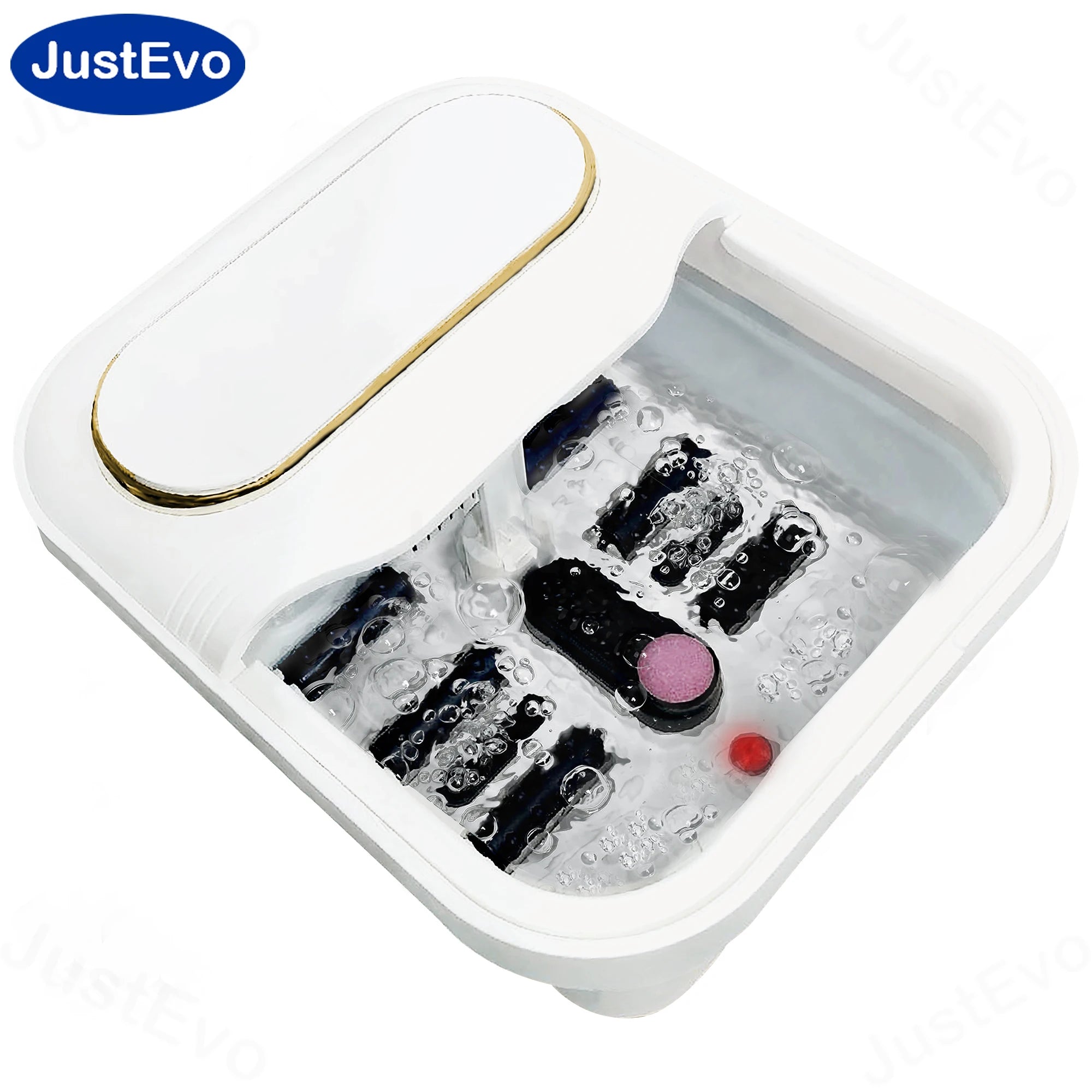 Foot bath bucket, foldable and portable foot soak tub for pain relief and relaxation
