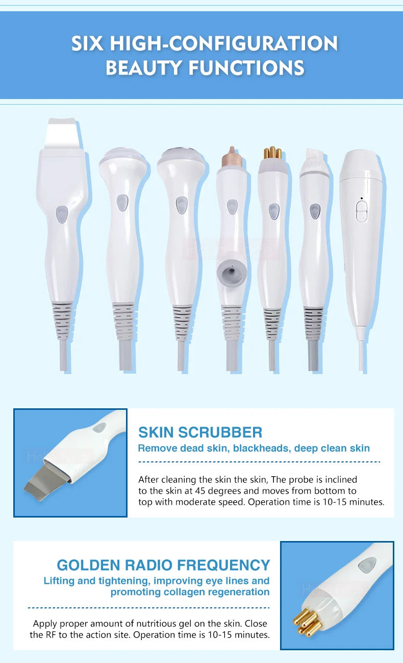 Best Smart Ice Blue, 7 In 1 Professional, Facial Treatment Machine