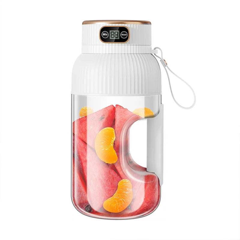 1000ML Portable Juicer Blender, Fruit Juicer, USB Charging, Lemon, Orange, Fruit Juicing, Cup Smoothie, Blender Machine