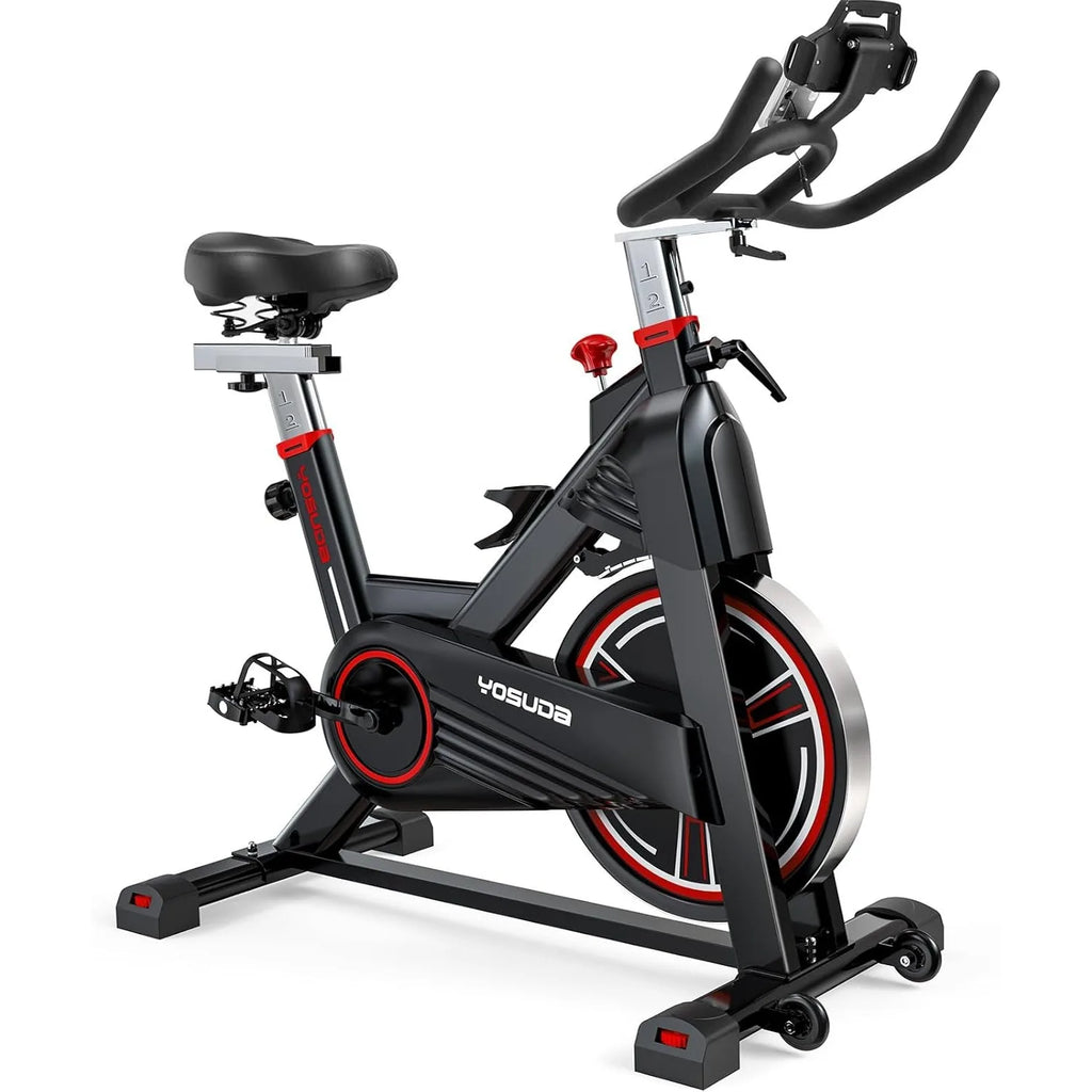 YOSUDA PRO Magnetic Exercise Bike, 350 lbs Weight Capacity - Indoor Cycling Bike Stationary with Comfortable Seat Cushion