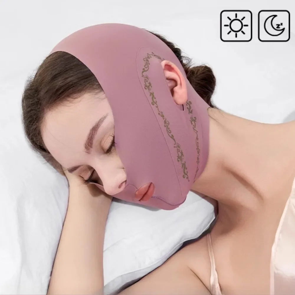 Upgraded Face Slimming V Line Face Shaper, Chin, and Cheek Lifting. Anti Wrinkle Band Facial Massage Skin Care