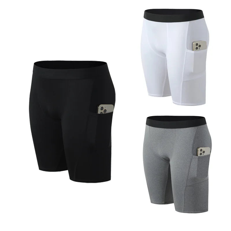 Lightweight, performance-focused compression shorts featuring a supportive fit and convenient side pocket. Designed for training, running, and active lifestyles, they provide flexibility, breathability, and all-day comfort.