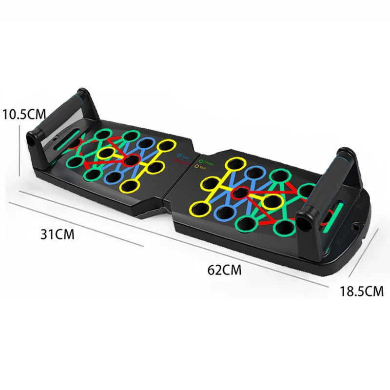 Portable Foldable Push-up Board Set with Ergonomic Handles