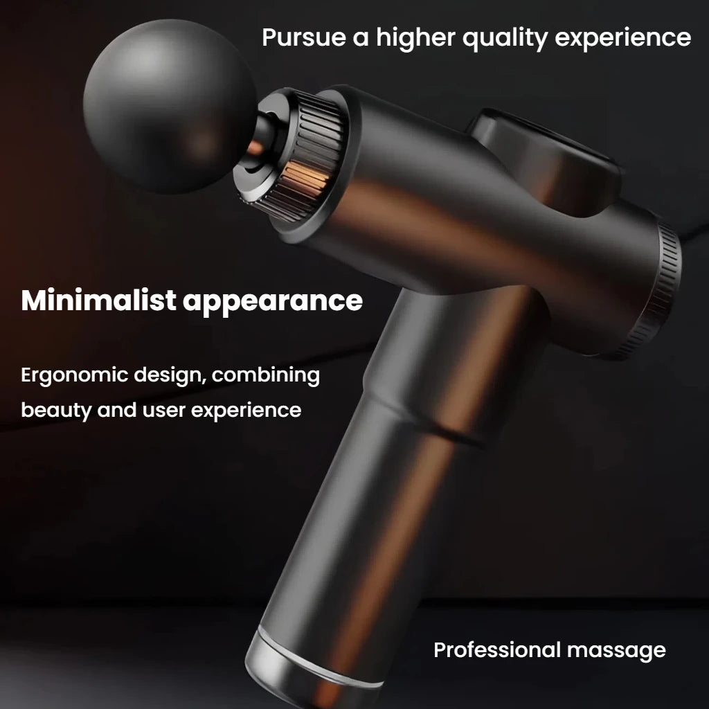 8 Attachment, Multi Speed Massage Gun, Professional Deep Tissue Muscle Massager for Body Relaxation