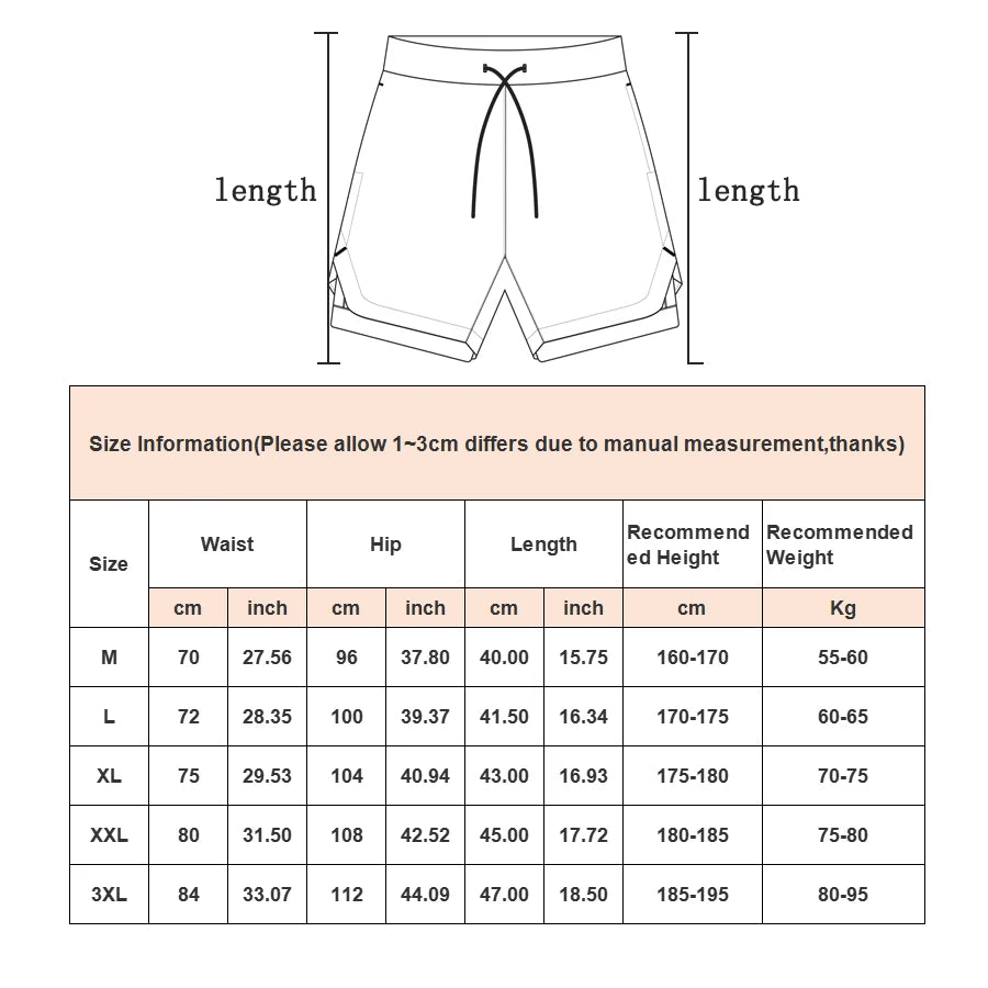Camo men's 2-in-1 athletic shorts, featuring built-in compression liners and a secure side pocket for your phone or essentials. Designed for running, training, and gym workouts, they offer support, flexibility, and performanc