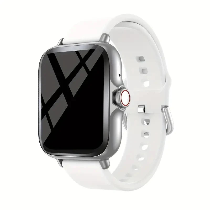 Smart watch with full touch screen, call, message reminder, music control and other functions, compatible with iPhone/android