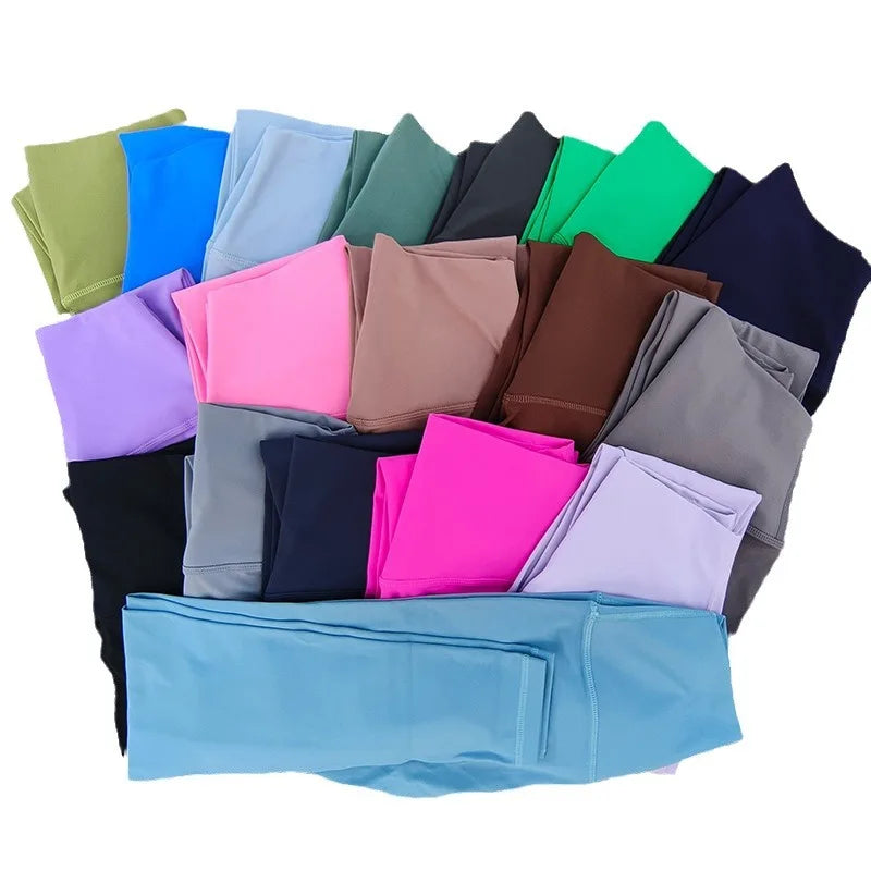 Fitness Sport Leggings For Women, High Waist Yoga Leggings, Soft Breathable Sports Leggings, Fitness, Gym, Elastic Pants