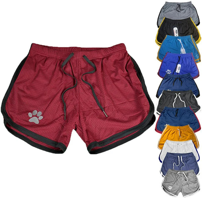 Gym, Fitness Shorts, Bodybuilding, Running, Jogging, Workout Male. Breathable Mesh Shorts