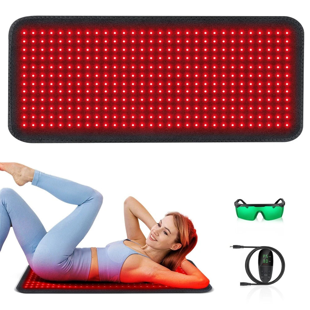 Red Light Therapy Pad With Infrared Light For Lumbar, Back, Waist, Knee, Joint Pain Relief