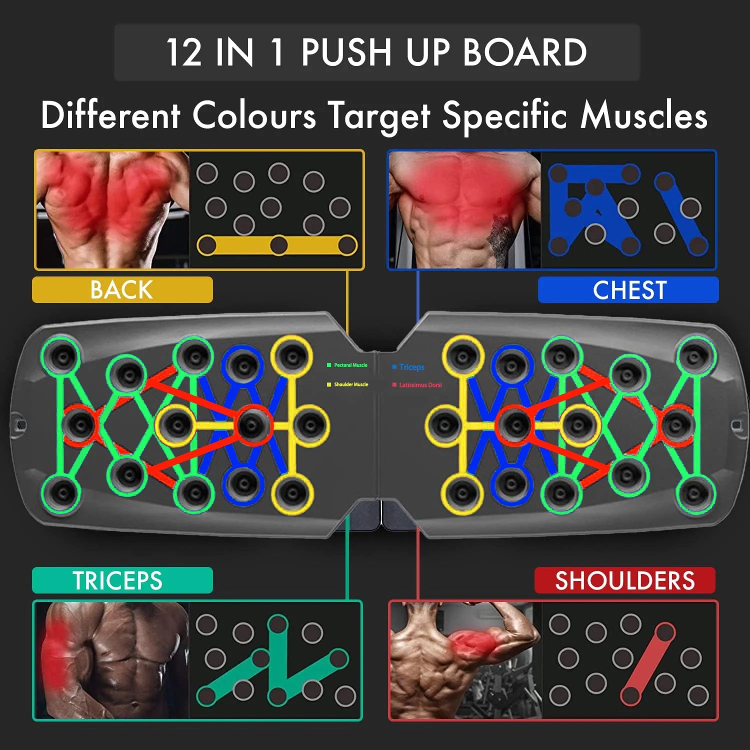 Multifunctional Fitness Equipment For Chest, Abdomen, and Arms/Back Training