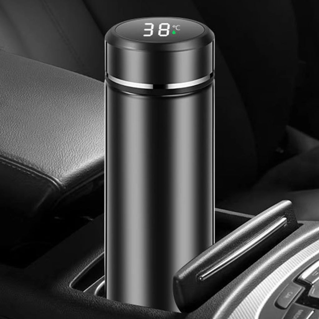 500ml Smart Vacuum, Insulated, Stainless Steel Water Bottle. LED Temperature Display, Spill Proof, Portable, for Home Travel Sports