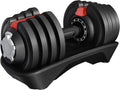 Adjustable Dumbbell Set 28-90LBS with Anti-Slip Handle and Tray for Home Gym Strength Training