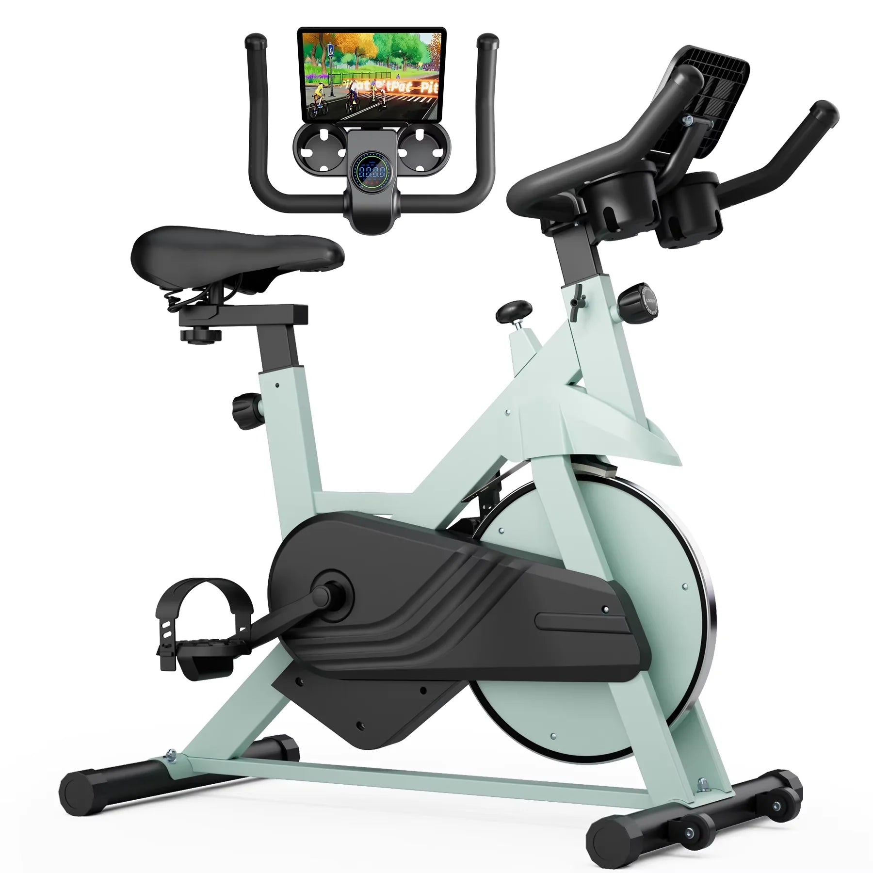 32-Level Magnetic Resistance Stationary Exercise/Workout Cycling Bike for Home with Low Noise