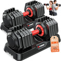 Fast Adjustable Weights for Home Gym, Compact Size with Anti-Slip Handle