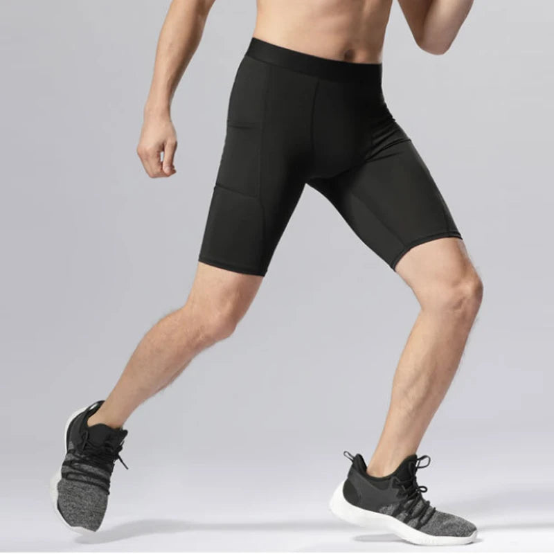 Lightweight, performance-focused compression shorts featuring a supportive fit and convenient side pocket. Designed for training, running, and active lifestyles, they provide flexibility, breathability, and all-day comfort.