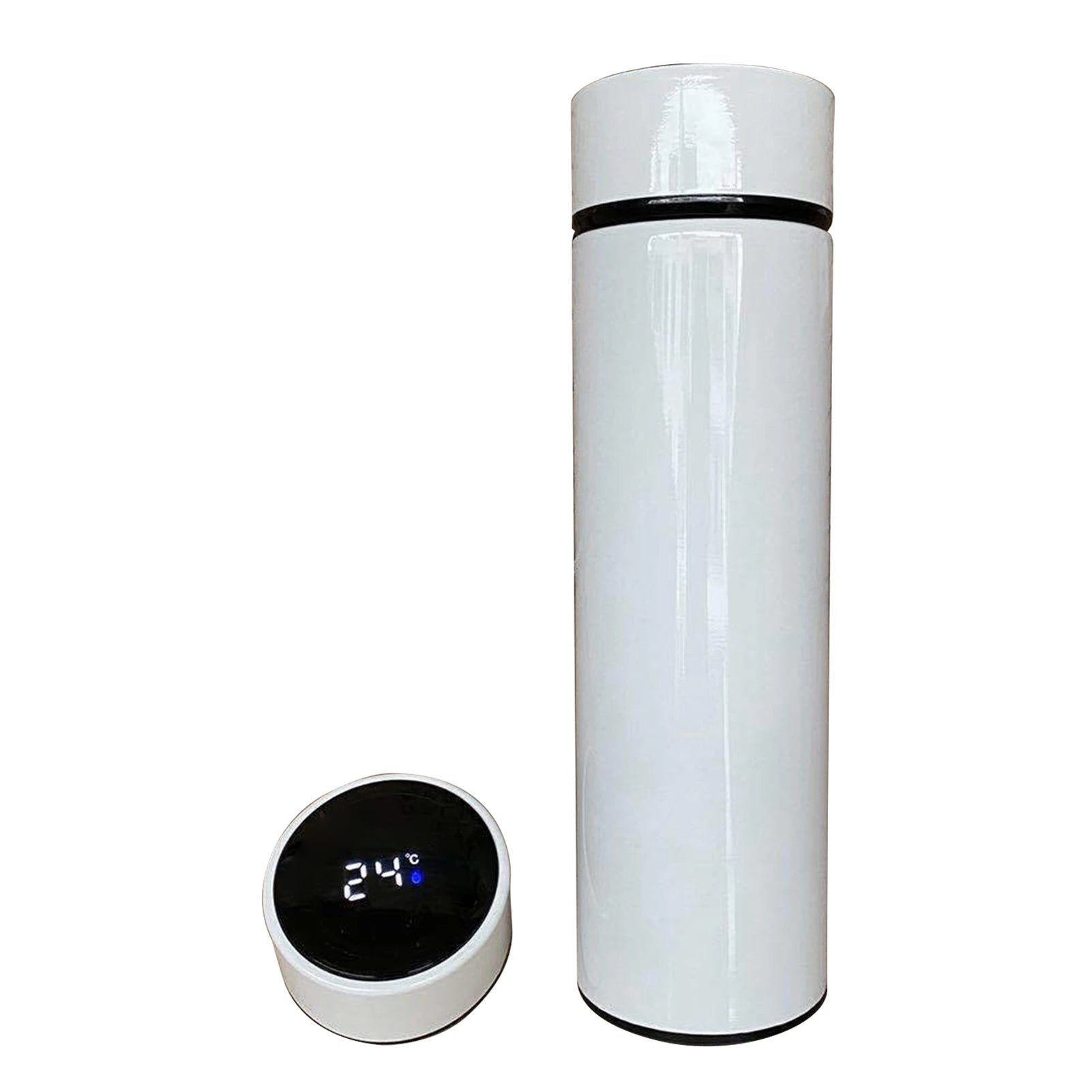 500ml Smart Vacuum, Insulated, Stainless Steel Water Bottle. LED Temperature Display, Spill Proof, Portable, for Home Travel Sports