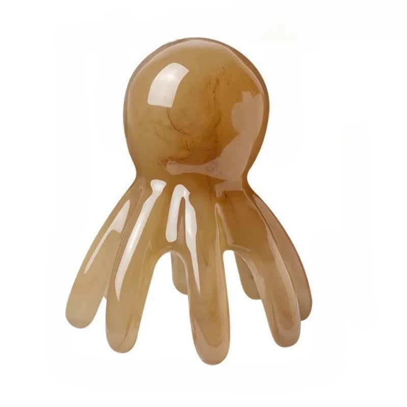 1PCS resin octopus scraping tool for facial and body use, muscle relaxation, stress relief, and health care
