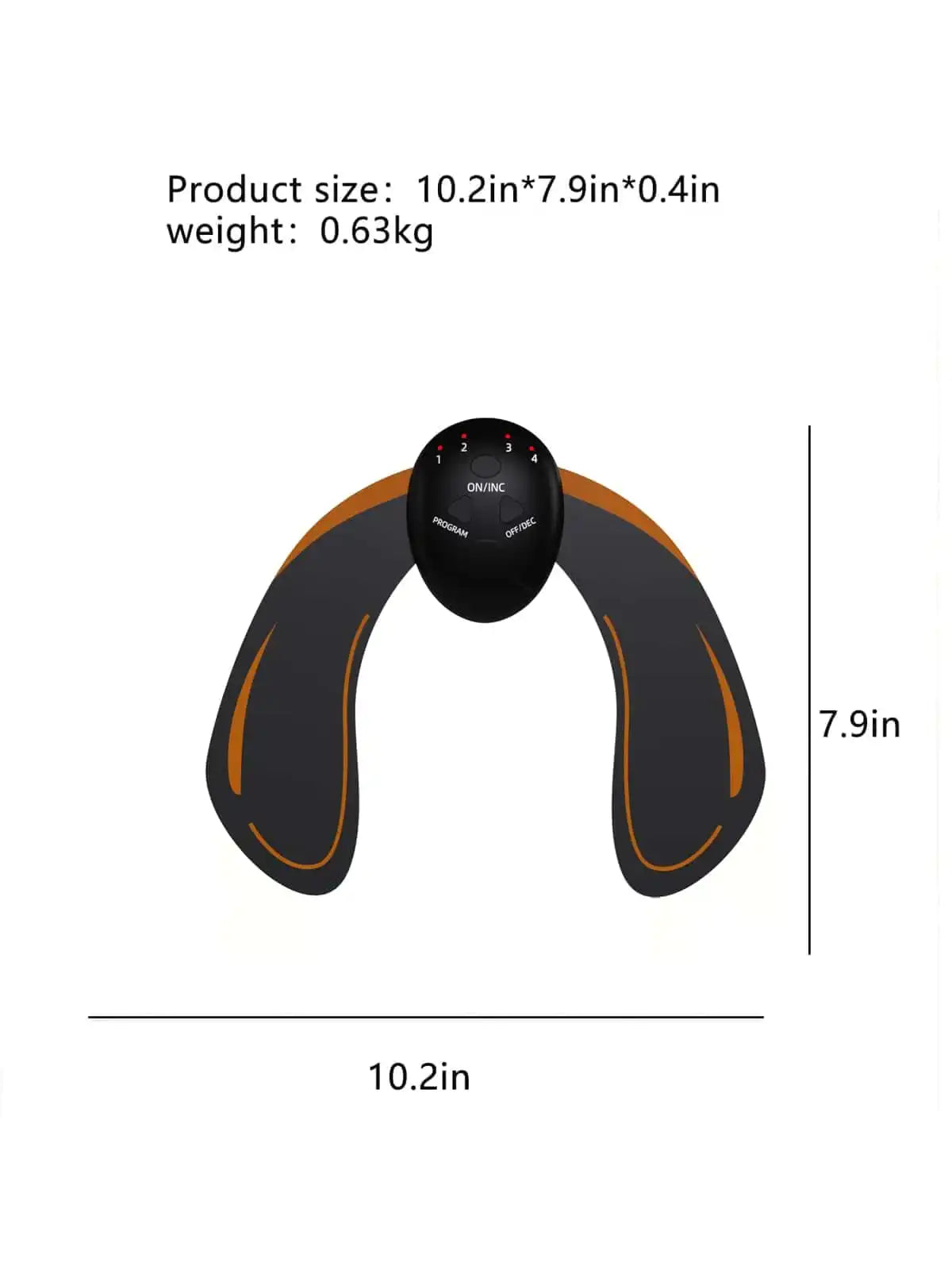 EMS Hip Muscle Stimulator, Fitness Weightlifting, Hip Abdominal, Arm, Leg Trainer Massage