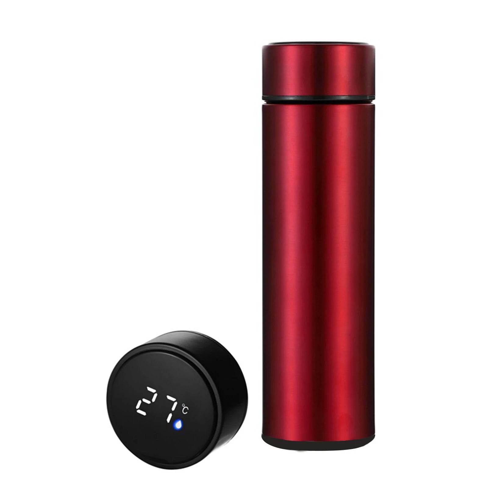500ml Smart Vacuum, Insulated, Stainless Steel Water Bottle. LED Temperature Display, Spill Proof, Portable, for Home Travel Sports