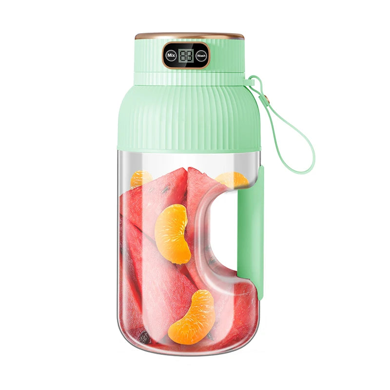 1000ML Portable Juicer Blender, Fruit Juicer, USB Charging, Lemon, Orange, Fruit Juicing, Cup Smoothie, Blender Machine