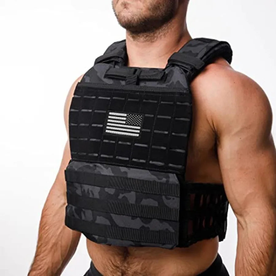 PETAC GEAR Weighted Vest for Men and Women.  Adjustable Strength Training Workout Vest for Running, Endurance, and Fitness