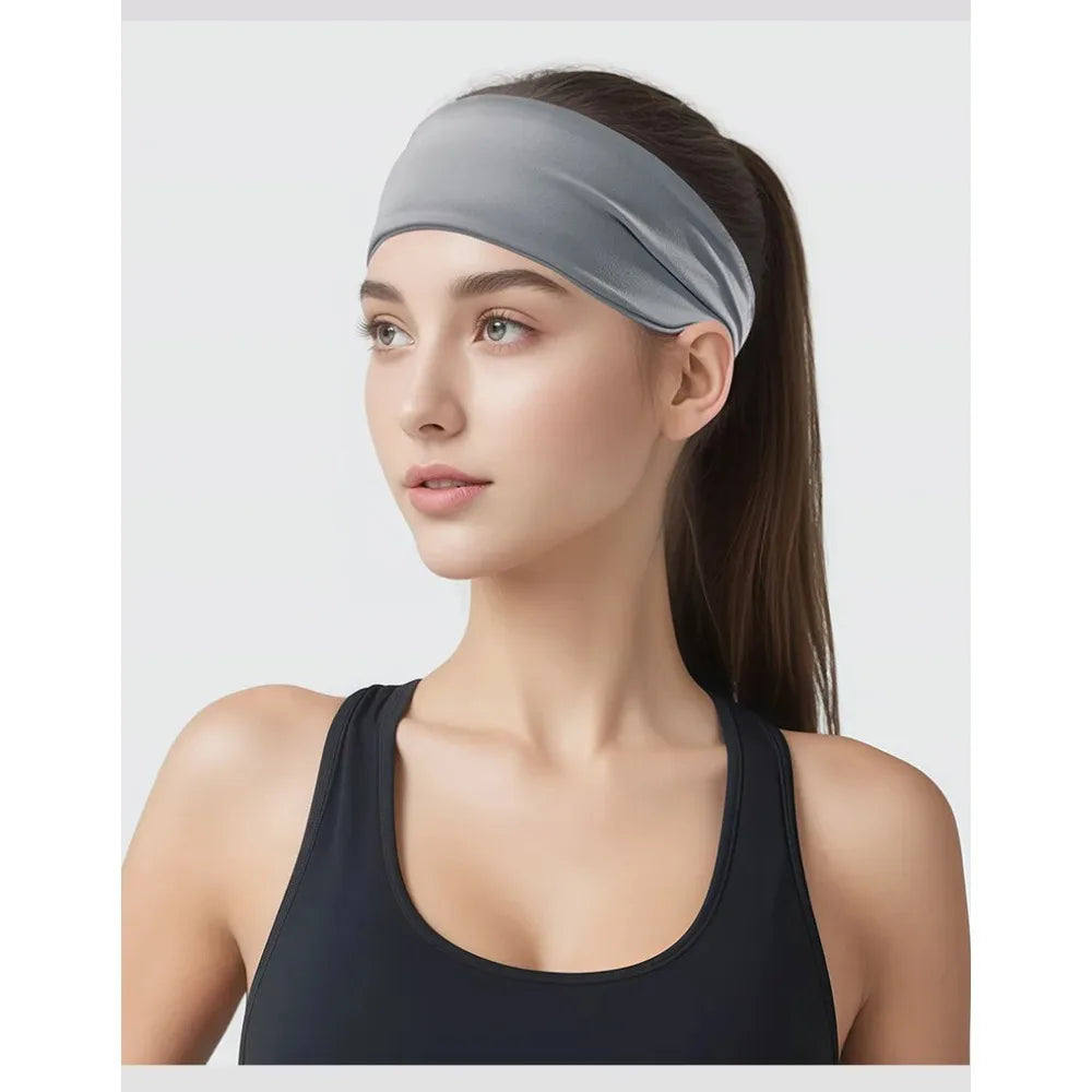 Men and Women Yoga Fitness Elastic, Sweat Absorbing Headband