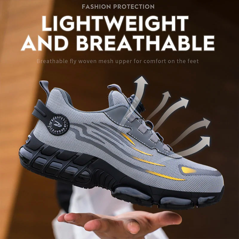 Breathable lace-free soft sole comfortable, anti-smash, anti-puncture shoes