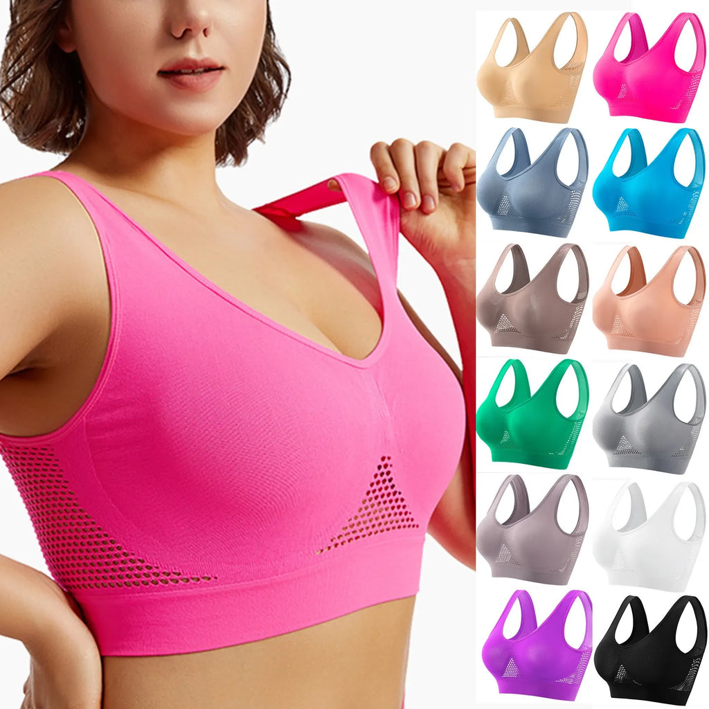 Beautiful Back Sports Bra, Shockproof, Running, Fitness, Anti-sagging, Upper Collection, and Soft Support High-strength