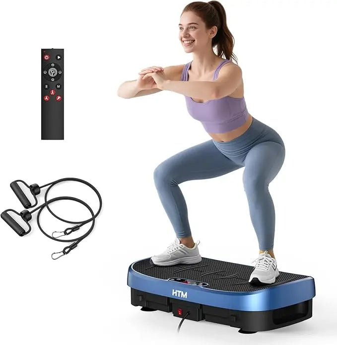 Vibration Plate Fat Burning Fitness Platform, Whole Body, 120 Levels, Home Gym Equipment, Weight Loss, Muscle Relax, and Exercise Board