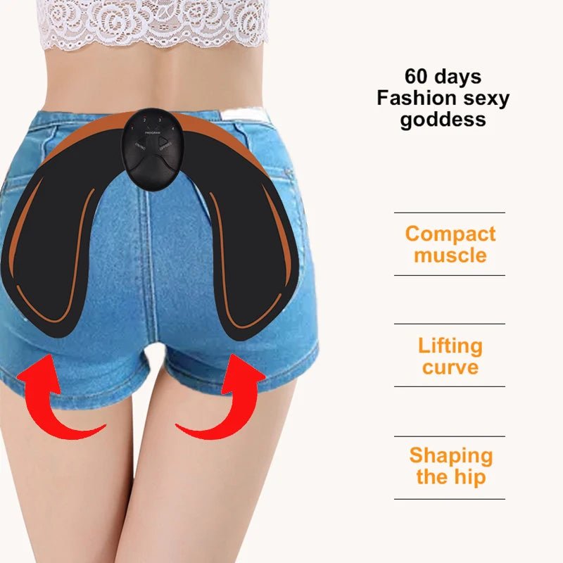 Wireless Hip Trainer, Buttock Lifting Massage Machine, Abs Fitness, Butt Lift Toner, Intensity Massager, Personal Care Device