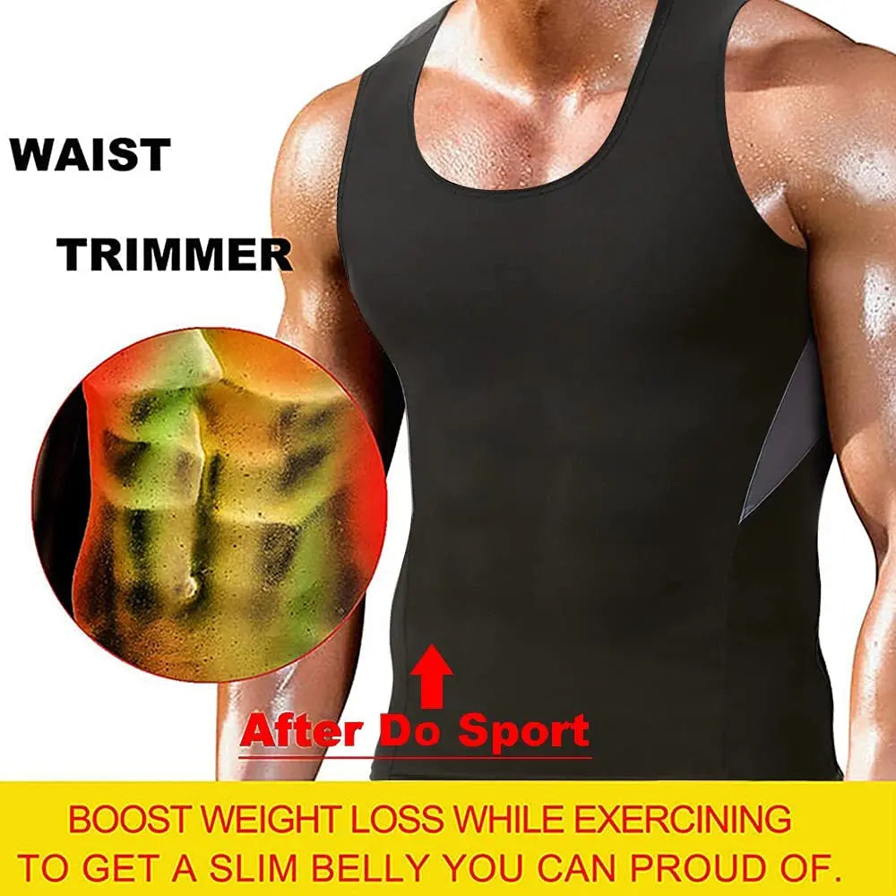 Sauna Shirt, Sweat Suit, Short Sleeve Compression T-Shirt for Weight Loss, Body Shaper, Workout, and Sports