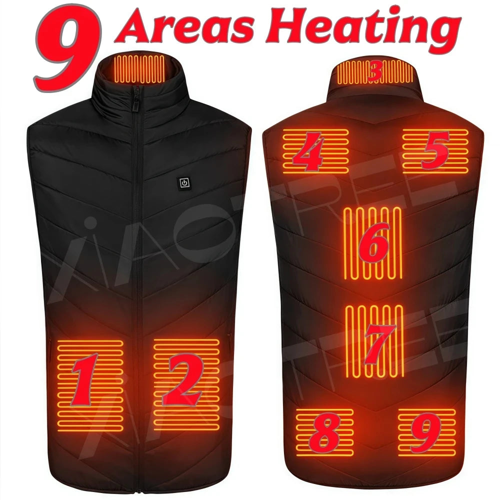Heated Vest Men and Women Electric usb Thermal Jacket/Vest