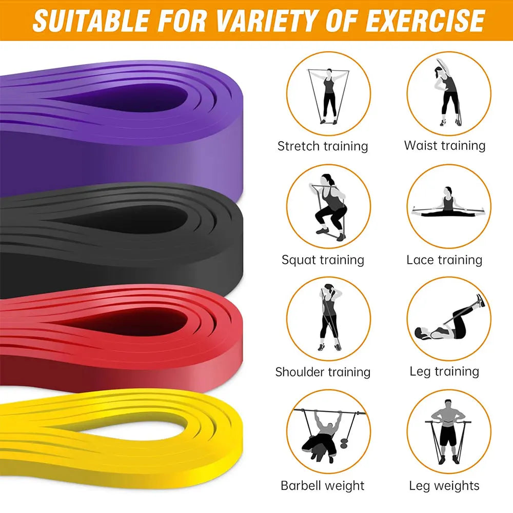 Resistance Bands, Pull Up Assistance Bands for Body Stretching, Strength Training Exercise Bands, Men and Women Home Fitness,
