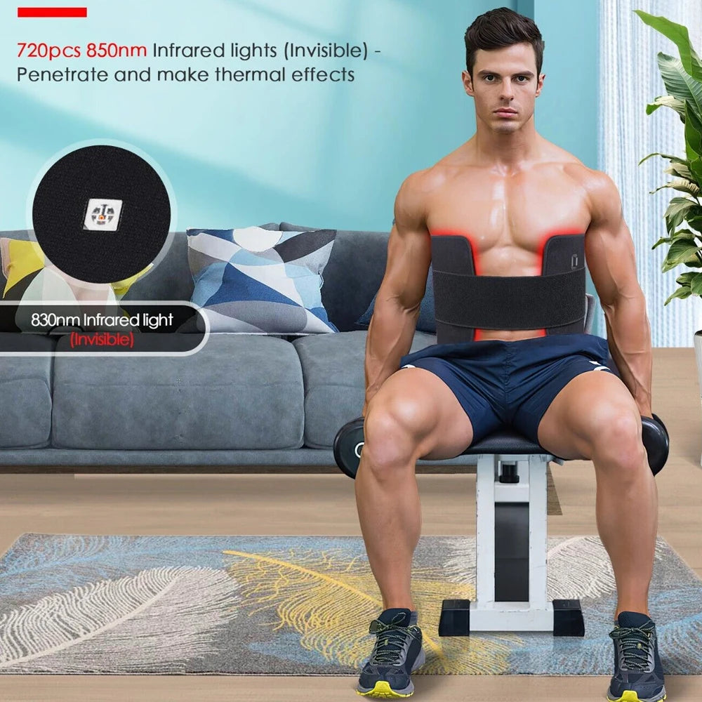 Red Light Therapy Pad With Infrared Light For Lumbar, Back, Waist, Knee, Joint Pain Relief