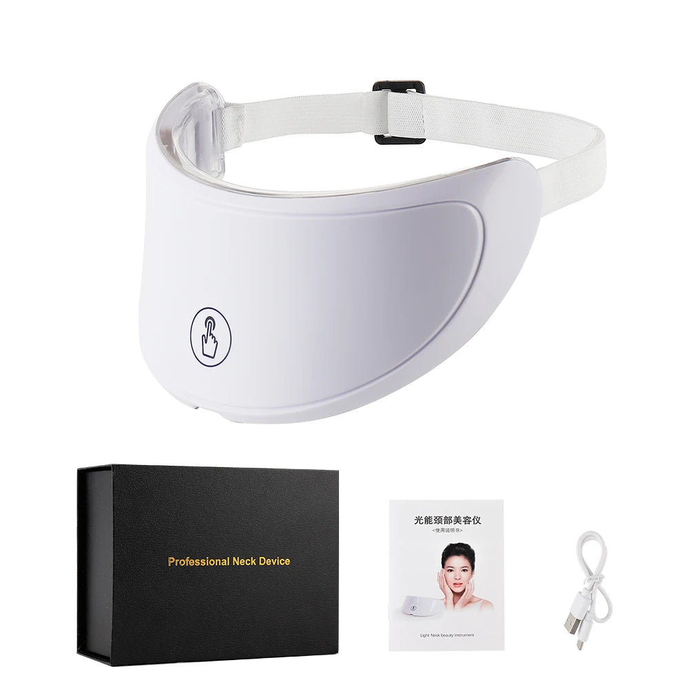 Neck LED Mask,7 Colors, Anti-Wrinkle, Skin Brightening Beauty Mask for Skin Care