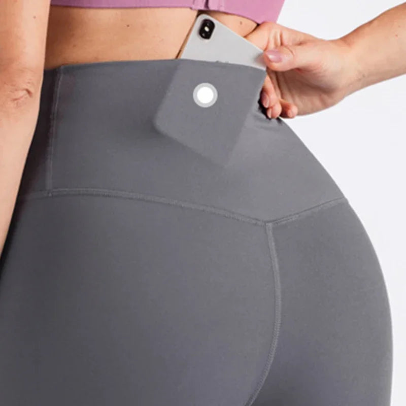 Fitness Sport Leggings For Women, High Waist Yoga Leggings, Soft Breathable Sports Leggings, Fitness, Gym, Elastic Pants