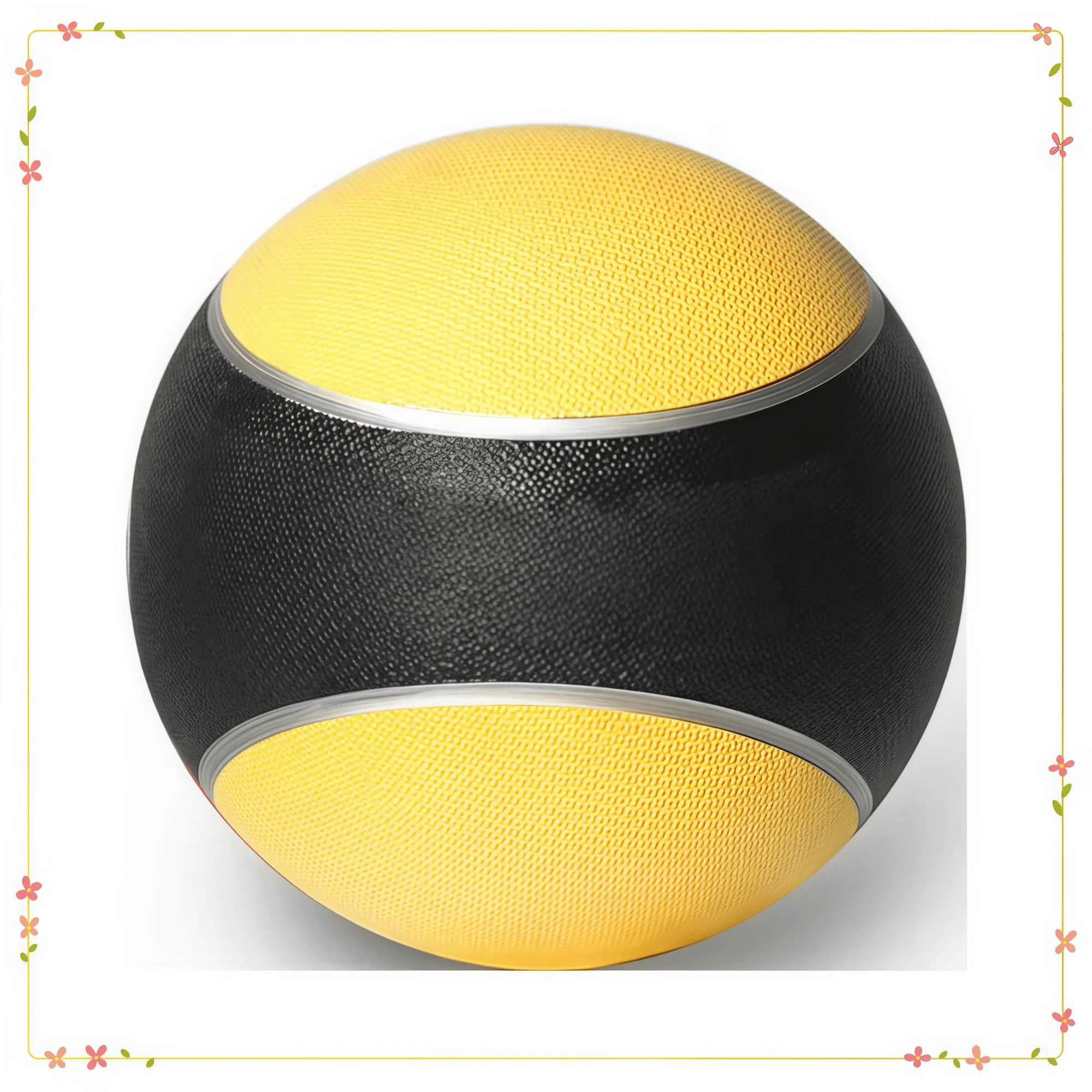 8lb Medicine Ball, Textured Grip for Strength Training, CrossFit, Gym Workouts, Durable & Bounce Resistant