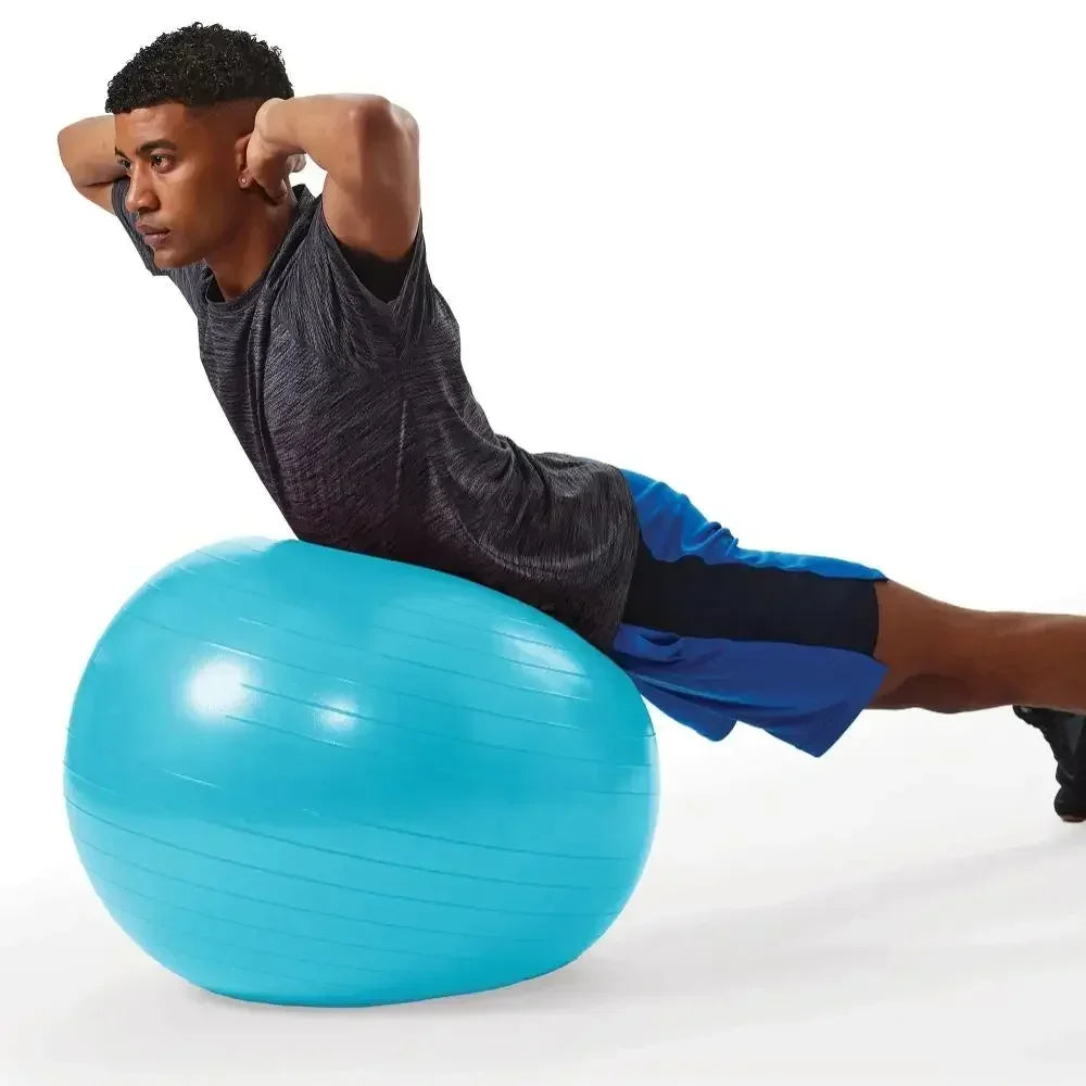 Weighted Stability Yoga, exercise, and balance ball: Pump Included