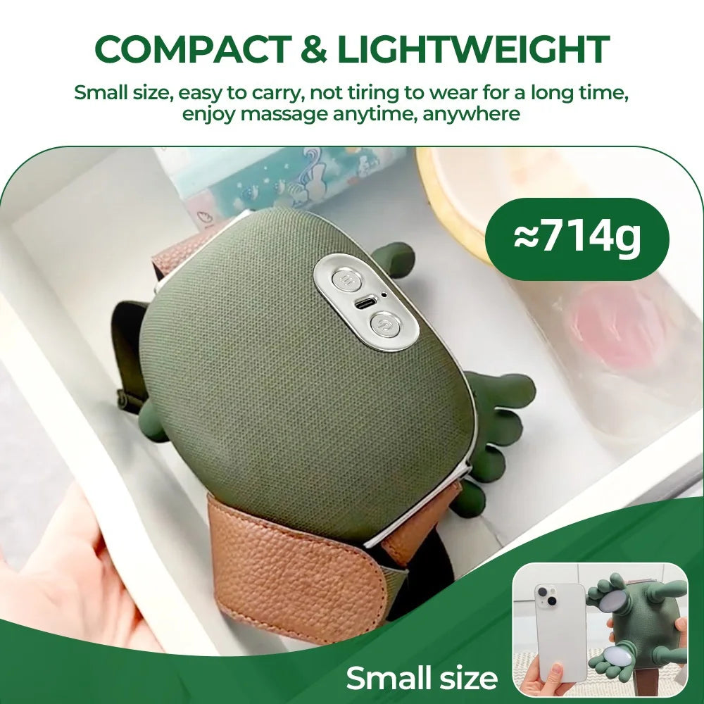 Bionic Finger Neck Shoulder Massager with Wireless 4D Kneading for Body, Back, Hand Massage with Shawl Brushless Motor