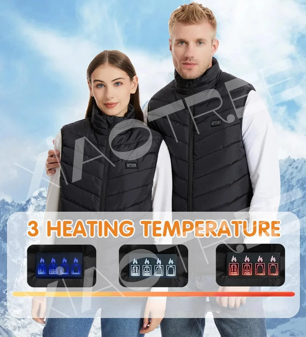 Heated Vest Men and Women Electric usb Thermal Jacket/Vest
