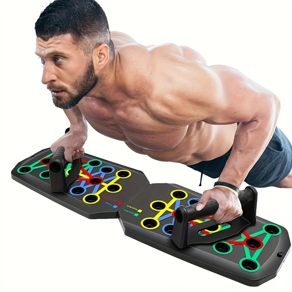 Adjustable Push-Up Board – Portable PP for Chest & Triceps Training, Compact Home and Travel Gym Gear