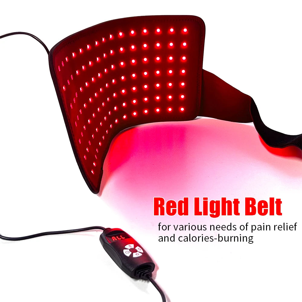 Red Light Infrared Therapy Pad for Body Pain Relief with Elastic Strap