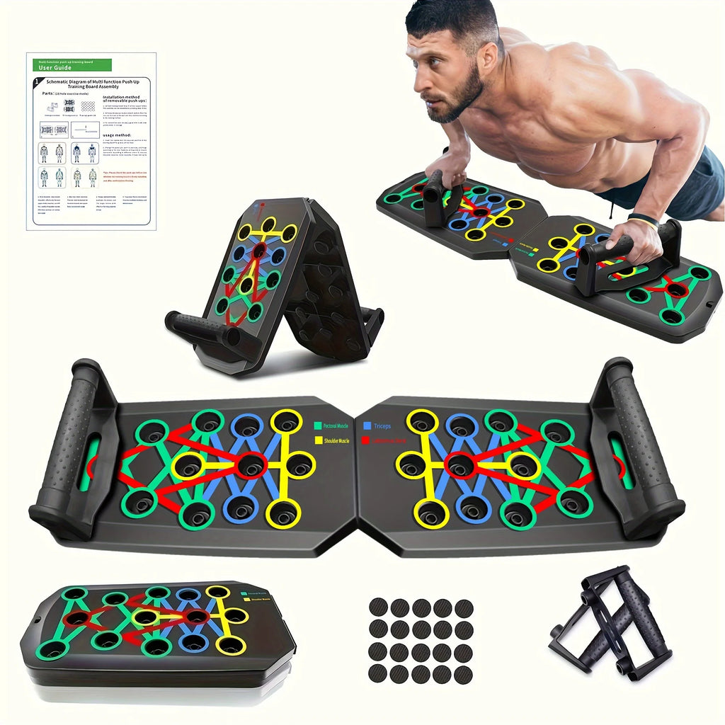 Adjustable Push-Up Board – Portable PP for Chest & Triceps Training, Compact Home and Travel Gym Gear