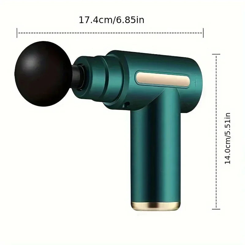Fascial Machine Muscle Relaxation USB Mini Massage Gun, Vibration Gun, Massage Fitness Equipment, and Neck Grasping