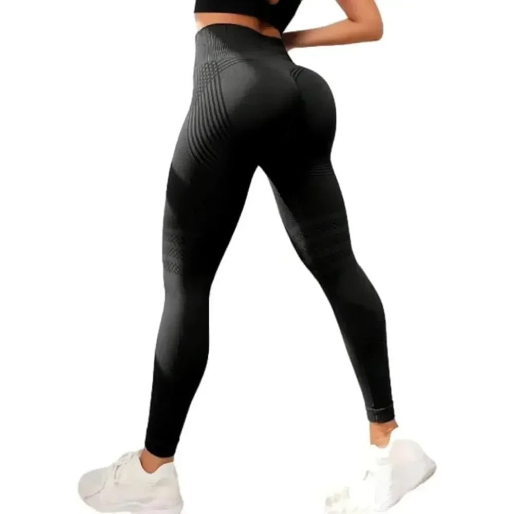 Anti Cellulite 3D, High Waisted, Butt Lifting, Tummy Training Legging for Gym Workout