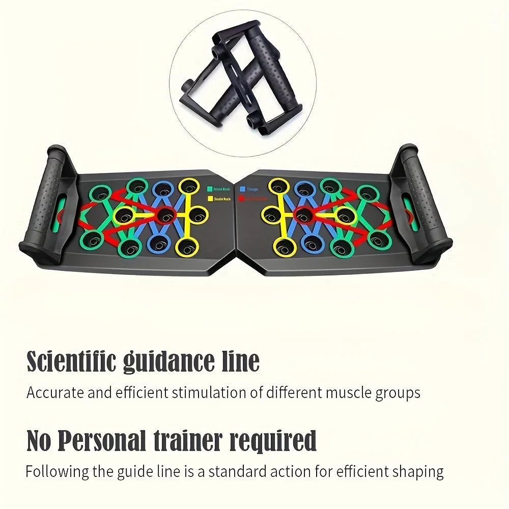Adjustable Push-Up Board – Portable PP for Chest & Triceps Training, Compact Home and Travel Gym Gear